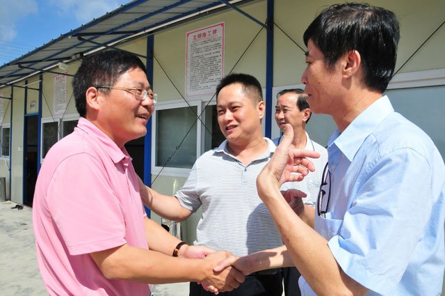中山市小欖鎮(zhèn)經(jīng)信局局長劉茂才一行蒞揭調(diào)研中德金屬生態(tài)城